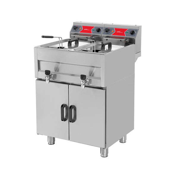 Fryer | électrique | 2x10L | 50°C/190°C | 2x9kW (400V) - Unninox - image 2