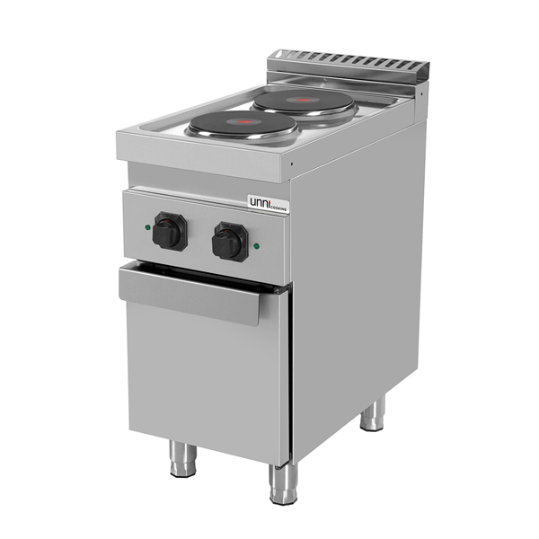 électrique Range with portes 2 PL – E70C10-K - Unninox - image 2