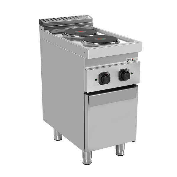électrique Range with portes 2 PL – E70C10-K - Unninox