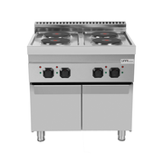 électrique Range with portes 4 PL – E70C20-K - Unninox - image 3