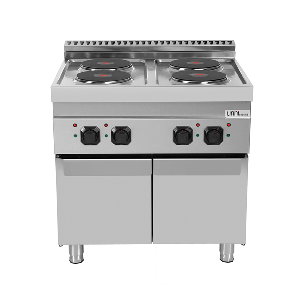 électrique Range with portes 4 PL – E70C20-K - Unninox - image 3