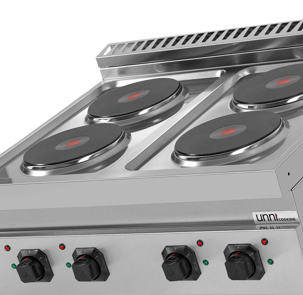 électrique Range with portes 4 PL – E70C20-K - Unninox - image 5