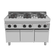 électrique Range with portes 6 PL – E70C30-K - Unninox - image 3