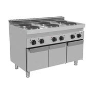 électrique Range with portes 6 PL – E70C30-K - Unninox