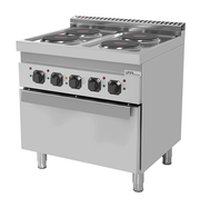 électrique Range 4 PL with électrique Oven – E70FEO20 - Unninox - image 2