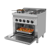 électrique Range 4 PL with électrique Oven – E70FEO20 - Unninox - image 4