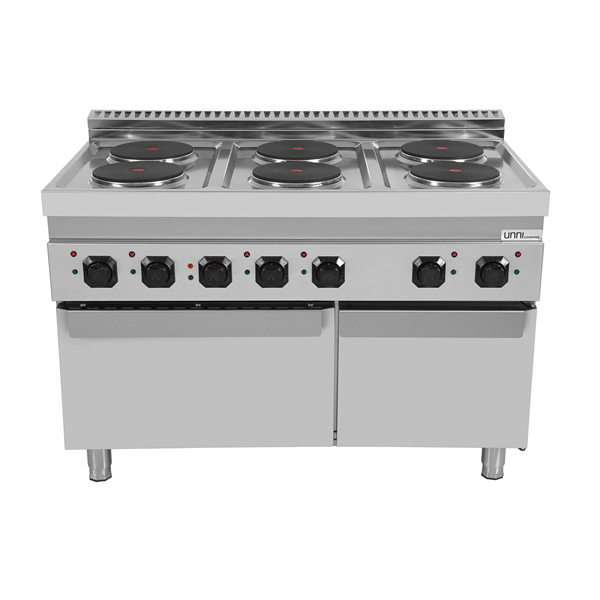 électrique Range 6 PL with électrique Oven – E70FEO30-K - Unninox - image 3