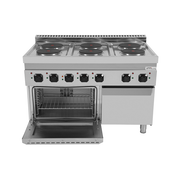 électrique Range 6 PL with électrique Oven – E70FEO30-K - Unninox - image 5