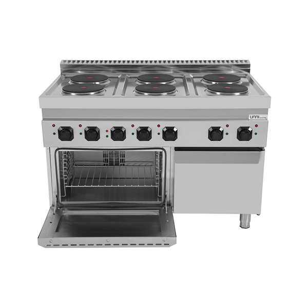 électrique Range 6 PL with électrique Oven – E70FEO30-K - Unninox - image 5