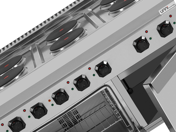 électrique Range 6 PL with électrique Oven – E70FEO30-K - Unninox - image 8