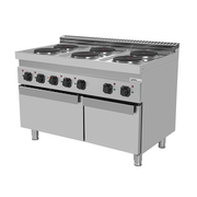 électrique Range 6 PL with électrique Oven – E70FEO30-K - Unninox - image 2