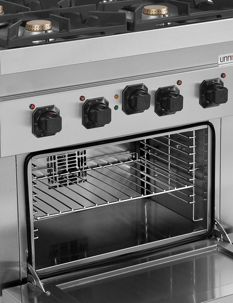 gaz Range with électrique Oven – 4 Burners – E70FG020 - Unninox - image 6