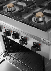 gaz Range with électrique Oven – 4 Burners – E70FG020 - Unninox - image 7