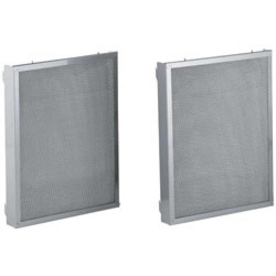 Deux filtres à graisse Diamond pour four 20x GN 1/1 et GN 2/1, adaptés à la cuisson, en acier inoxydable robuste.