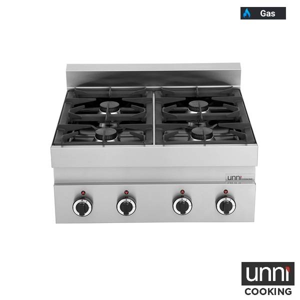 gaz stove – G65C4B - Unninox