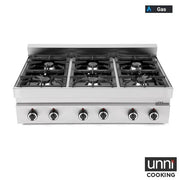 gaz stove – G65C6B - Unninox