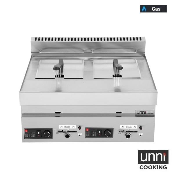 gaz Fryer 2x8L - Unninox