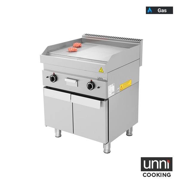 gaz Griddle – 1/3 GROOVED - 2/3 SMOOTH - Unninox - image 5