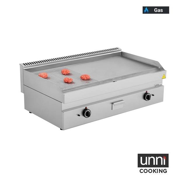 gaz Griddle – 1/3 GROOVED – 2/3 SMOOTH - Unninox - image 3