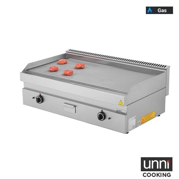 gaz Griddle – 1/3 GROOVED – 2/3 SMOOTH - Unninox - image 2