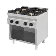 gaz stove without portes – 28.5kW – 4 Burners – G70C20 - Unninox - image 2