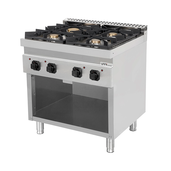 gaz stove without portes – 28.5kW – 4 Burners – G70C20 - Unninox - image 2