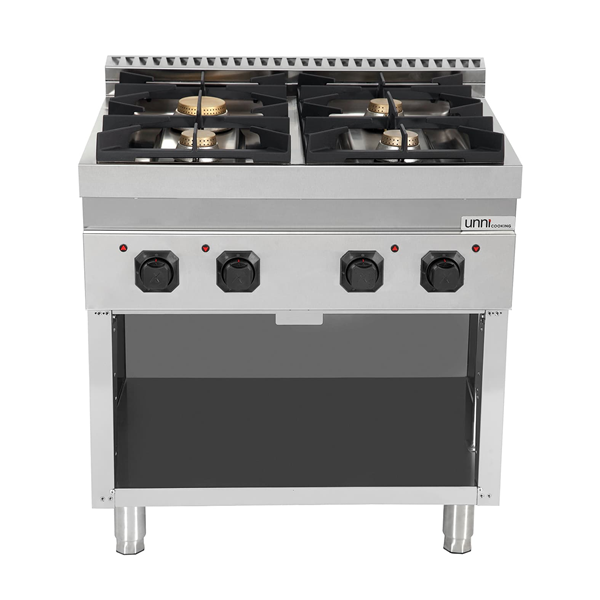 gaz stove without portes – 28.5kW – 4 Burners – G70C20 - Unninox - image 3