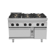 gaz Range with gaz Oven – 6 Burners - G70FGO30-K - Unninox - image 3