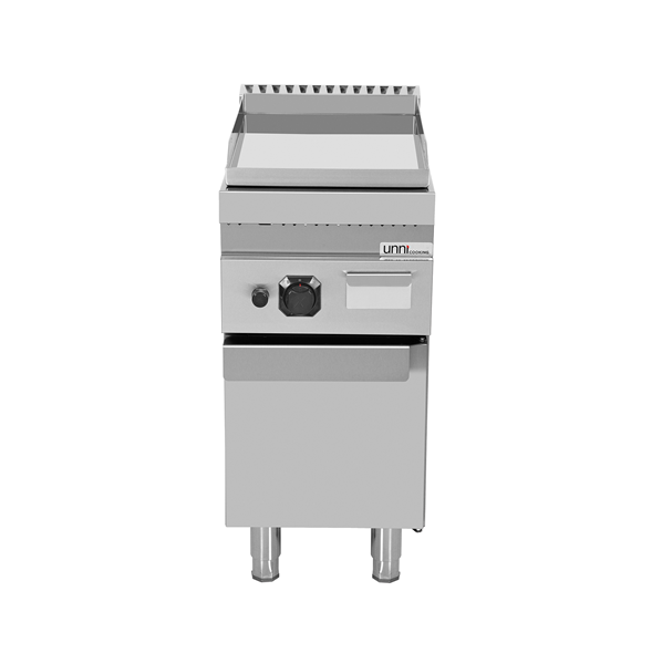 Table de travails Category 1 | Griddle plate gaz– Smooth/Chrome – G70GP10+C-K - Unninox - image 3
