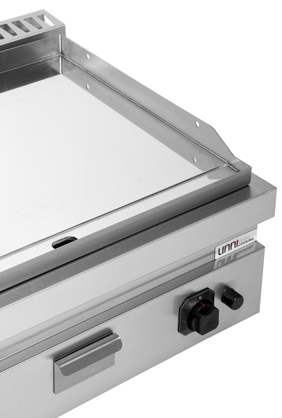 Griddle plate gaz– Chrome – G70GP20B+C - Unninox - image 5