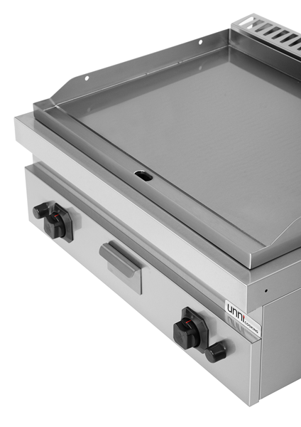 Griddle plate gaz– Smooth – G70GP20B+S - Unninox - image 5