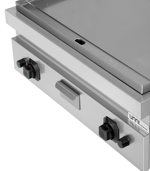 Griddle plate gaz– Smooth – G70GP20B+S - Unninox - image 4