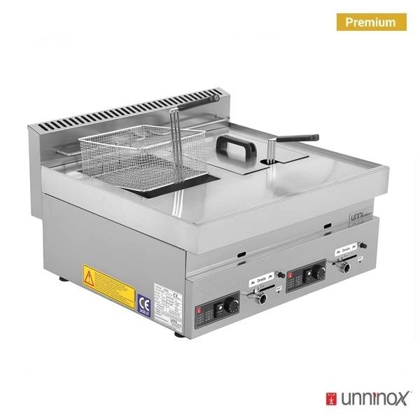 gaz Fryer 2x8L - Unninox - image 3