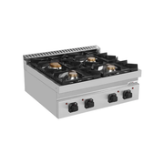 gaz Stove - 28.5kW - 4 Burners - G70C20B - Unninox