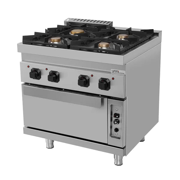 gaz Range with gaz Oven – 4 Burners - G70FG020 - Unninox - image 2