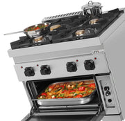 gaz Range with gaz Oven – 4 Burners - G70FG020 - Unninox - image 9
