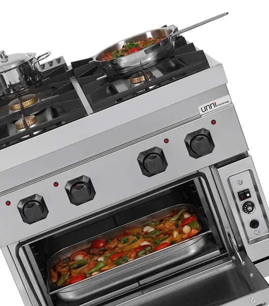 gaz Range with gaz Oven – 4 Burners - G70FG020 - Unninox - image 8