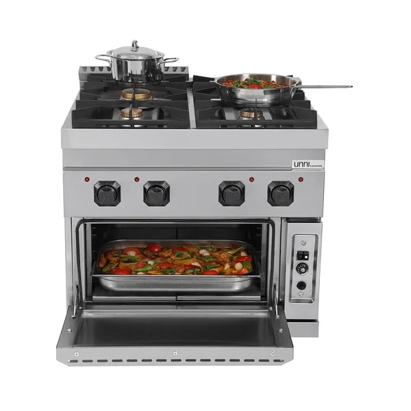 gaz Range with gaz Oven – 4 Burners - G70FG020 - Unninox - image 7