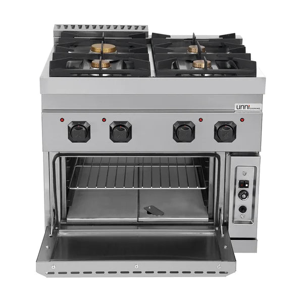 gaz Range with gaz Oven – 4 Burners - G70FG020 - Unninox - image 4