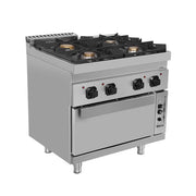 gaz Range with gaz Oven – 4 Burners - G70FG020 - Unninox