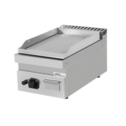 Griddle plate gaz– Grooved – G70GP10B+G - Unninox - image 2