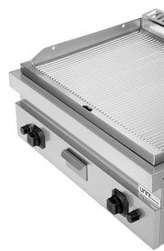 Griddle plate gaz– Grooved Chrome – G70GP20B+GC - Unninox - image 4