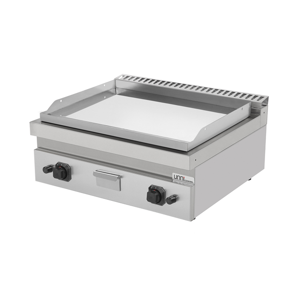Griddle plate gaz– Chrome – G70GP20B+C - Unninox - image 3