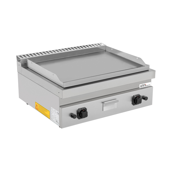 Griddle plate gaz– Smooth – G70GP20B+S - Unninox
