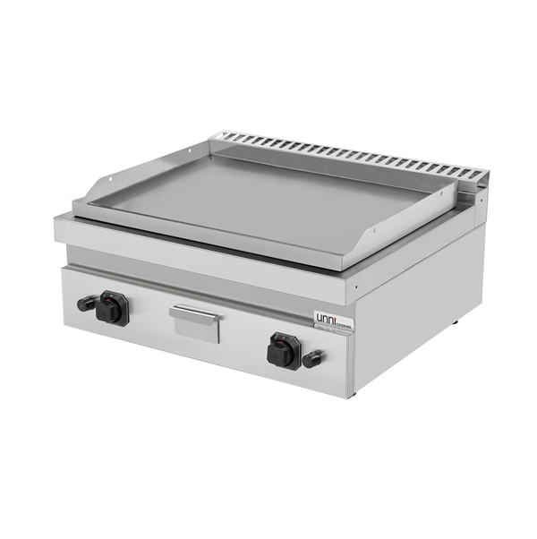 Griddle plate gaz– Smooth – G70GP20B+S - Unninox - image 2