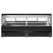 Vitrine réfrigérée statique professionnelle pour viande fraîche – 258x115xH122 - Unninox - image 3