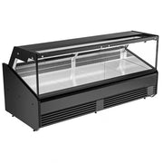 Vitrine réfrigérée statique professionnelle pour viande fraîche – 258x115xH122 - Unninox - image 2