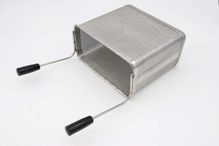 Panier pour cuiseur de pâtes M900 Maxima, ligne de cuisson 900, en acier inoxydable avec poignée robuste.