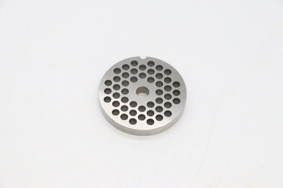 Plaque de broyage pour hachoir à viande Maxima #12, 4 mm, en acier inoxydable, adaptée pour la découpe de viande.