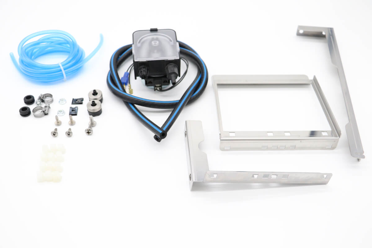 Rinse aid dispenser kit - for 56x63cm and 70x70cm pot washers
